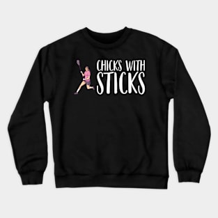 Funny Lacross Gift perfect for sll Lacross Player Crewneck Sweatshirt